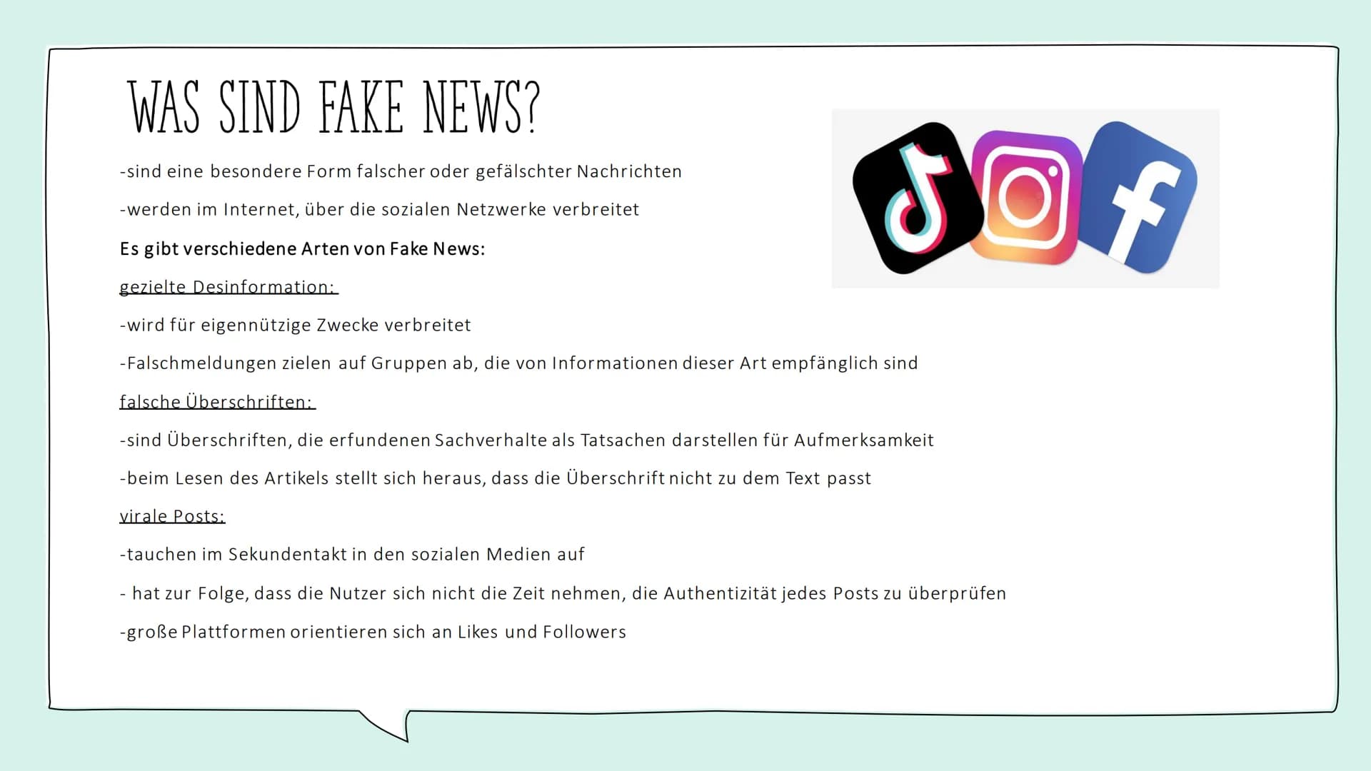 The Daily Times
FAKE
NEWS
DON'T READ ALL ABOUT IT. STOP USE REASON
FAKE NEWS
MANIPULATION IM NETZ
Eine Präsentation von: Einstieg
J
Tik Tok
