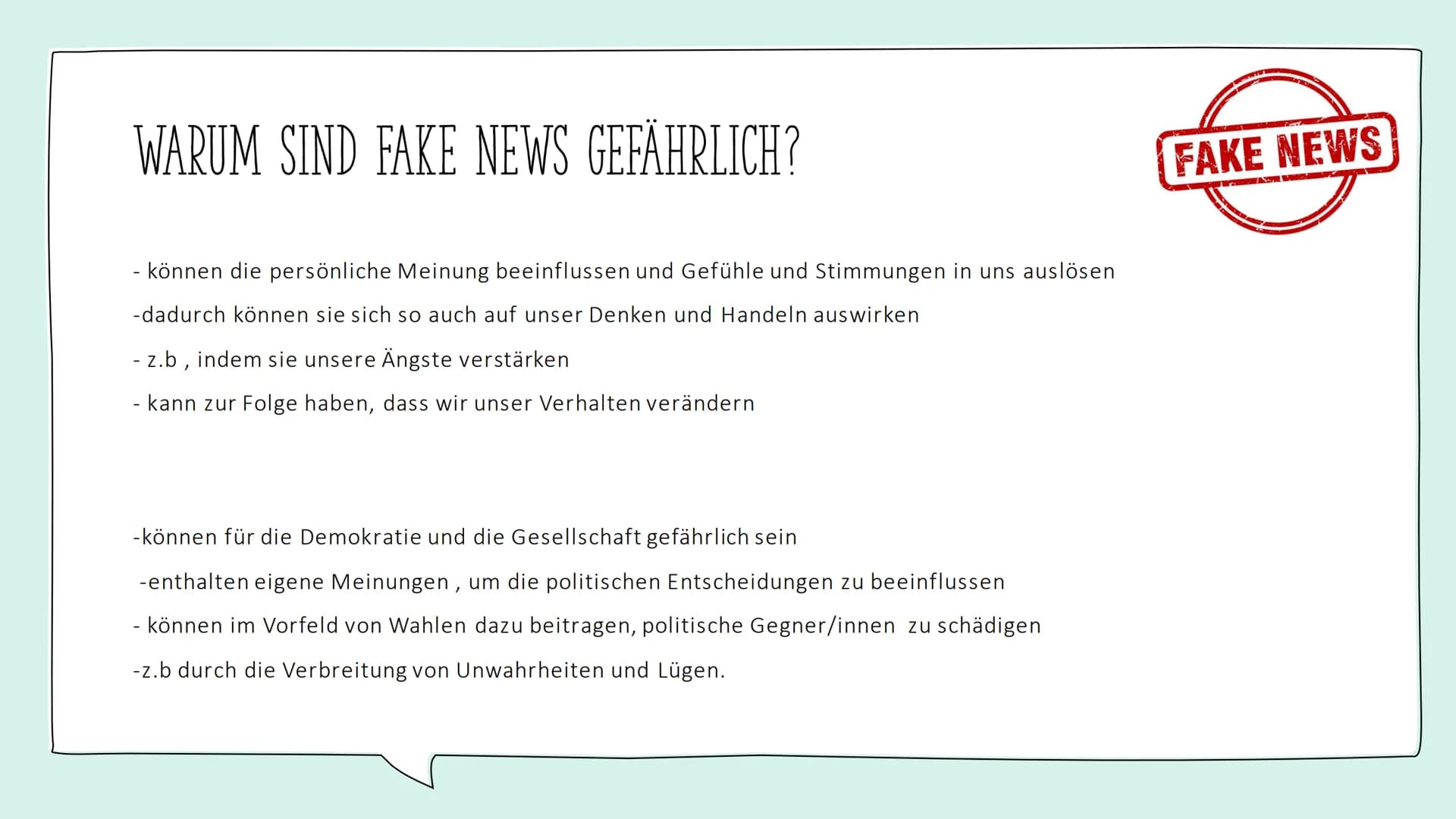 The Daily Times
FAKE
NEWS
DON'T READ ALL ABOUT IT. STOP USE REASON
FAKE NEWS
MANIPULATION IM NETZ
Eine Präsentation von: Einstieg
J
Tik Tok

