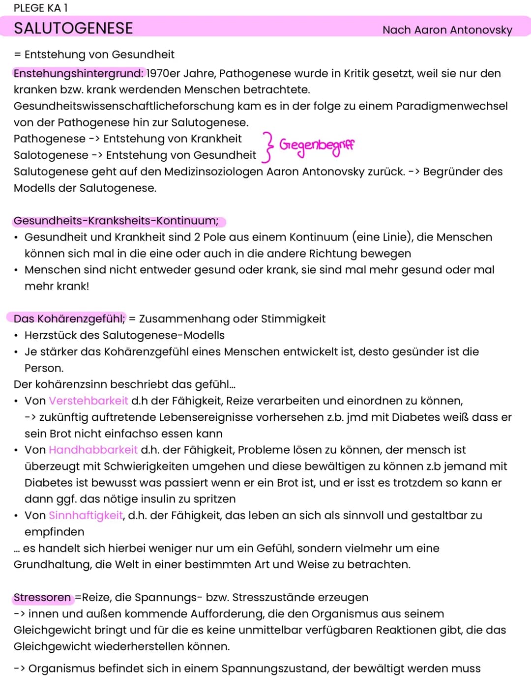 Stressoren
Physikalische Stressoren: Unfälle, Kälte, Hitze, Nässe, Lärm
• Biochemische Stressoren: Gifte, Drogen, Krankheitserreger, Abgase,