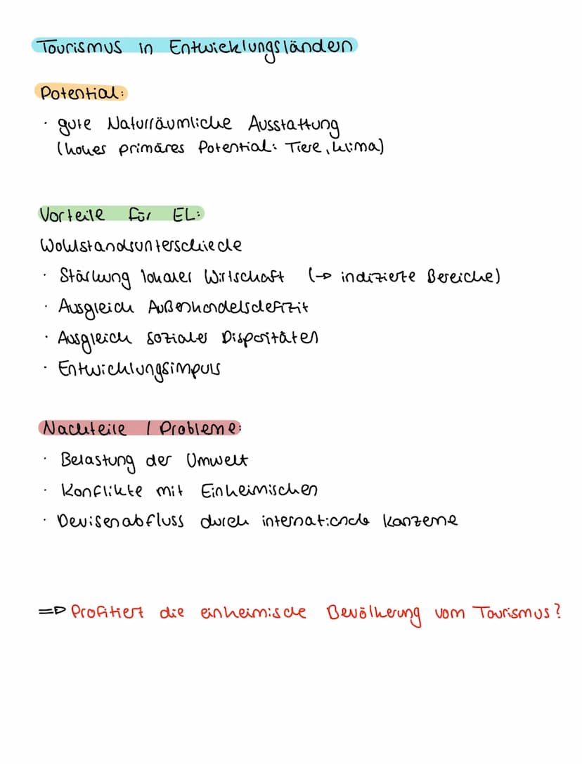 Dienstleistungen in ihrer Bedeutung für Wirtschafts- und
Beschäftigungsstrukturen
1. Wirtschaftsfaktor Tourismus in seiner Bedeutung
für unt