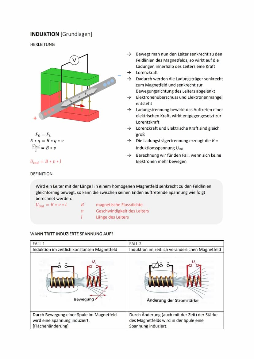 MAGNETISCHE FELDER [Beschreibung]
Wenn ein stromdurchflossener
Leiter sich in einem Magnetfeld
befindet, wird eine Kraft auf ihn
ausgeübt. D