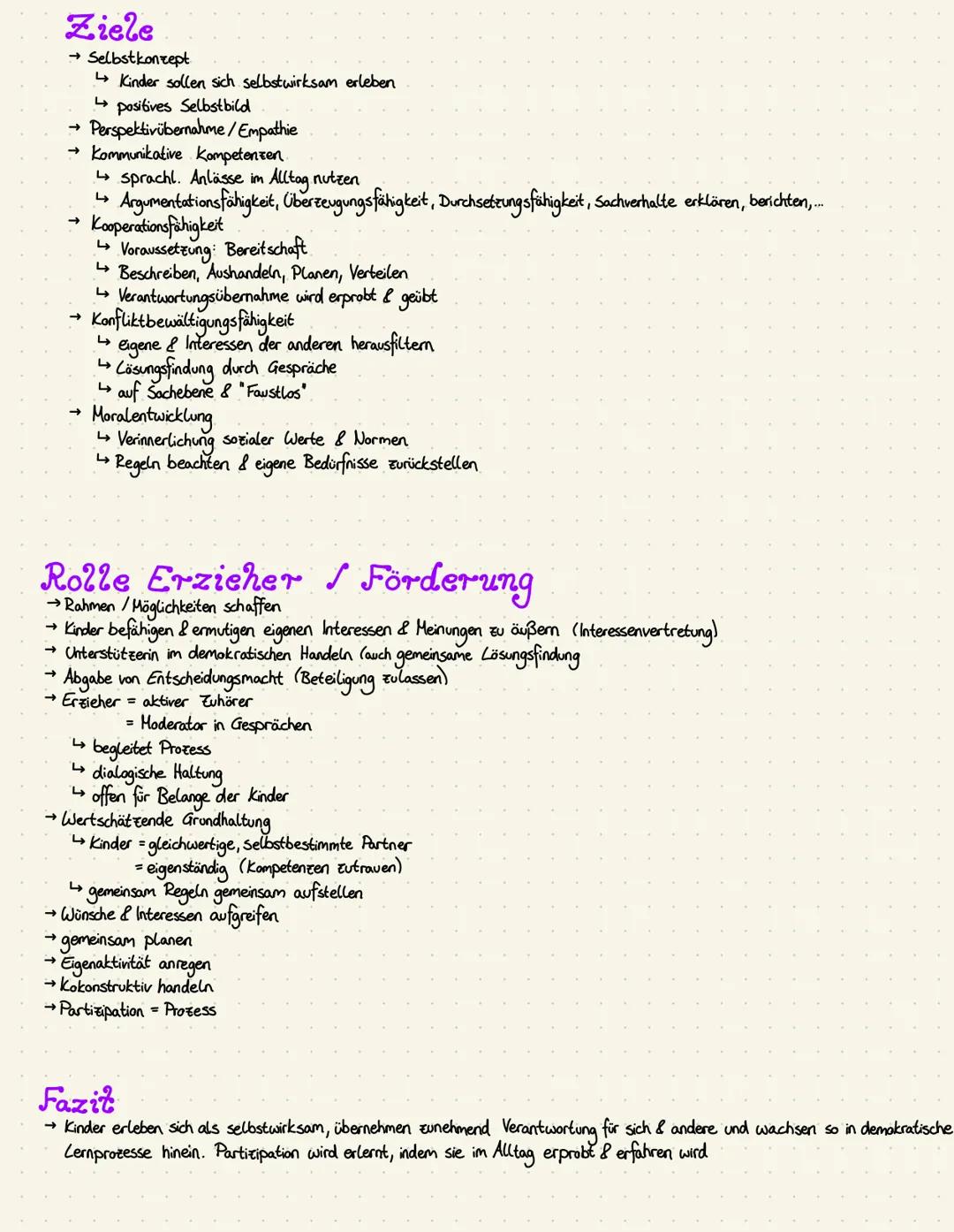 Begriffsklärung
Partizipation = Beteiligung & Teilhabe
=
Mitwirkung
Mitbestimmung
Einbeziehung
PARTIZIPATION
=
auf struktueller Ebene (z. B.