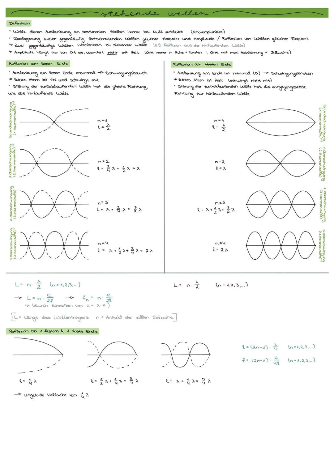 Q2 - Schwingungen und Wellen
.
•
-harmonische schwingungen.
Schwingung /Oszillation = zeitlich periodische Bewegung um eine Gleichgewichtsla