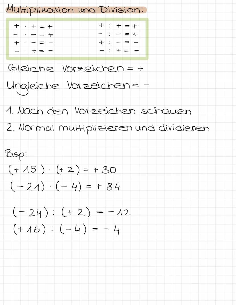 Addition:
Rationale Zahlen
Zwei positive Zahlen = + rechnen
(+ 13,5) + (+25,7) = +39, 2
Ein positive und eine negative zahl=
(+ 32, 5) + (-1