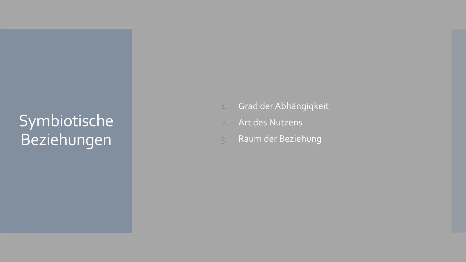 Symbiose
Von Sophia Backhaus und Jule Meiren Inhaltsverzeichnis
Symbiose Definition - was ist das?
Symbiotische Beziehungen - Die 3 Formen d