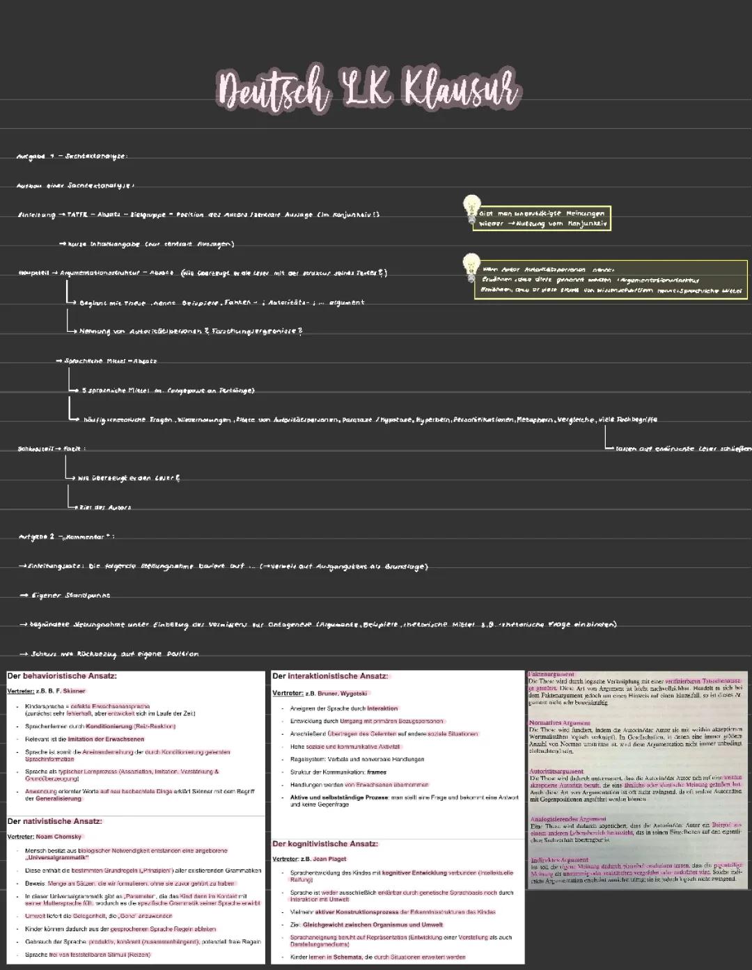 Sachtextanalyse und Ontogenese