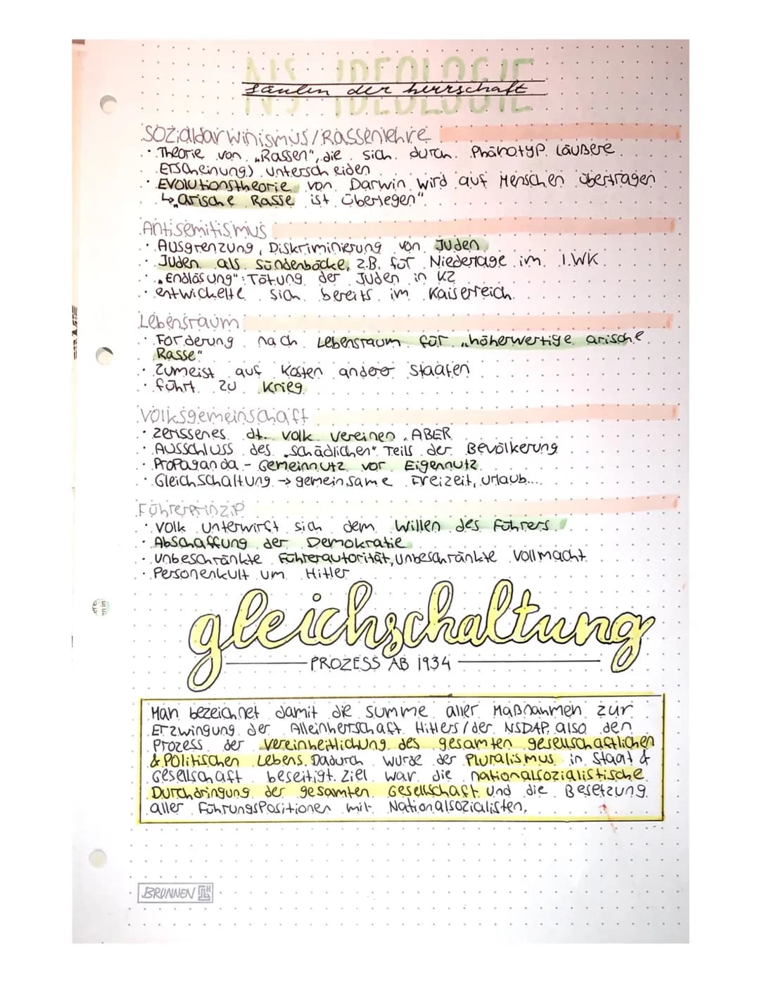 <h2 id="zieledergleichschaltung1933">Ziele der Gleichschaltung 1933</h2>
<p>Die Gleichschaltung ist ein Begriff, der im Zusammenhang mit dem