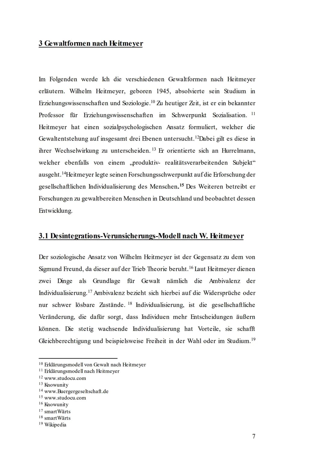 Gewalt in der Entwicklung - Wo fängt Gewalt an, wo hört sie auf?
Pädagogik Facharbeit/ Q1
1 www.noz.de Inhaltsverzeichnis
1 Einleitung.
2 Wa