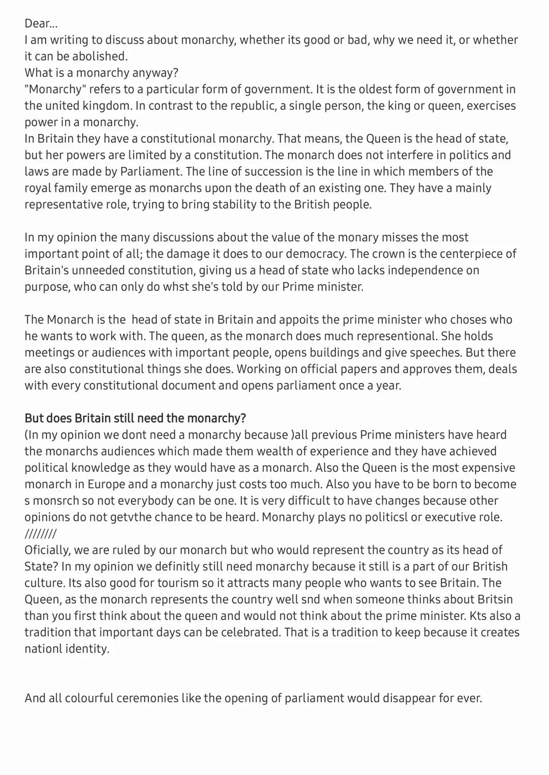 The [Textsorte] [Titel] is written by [Autor] in [Erscheinungsjahr] and is about / informs
about / deals with / presents / shows the problem