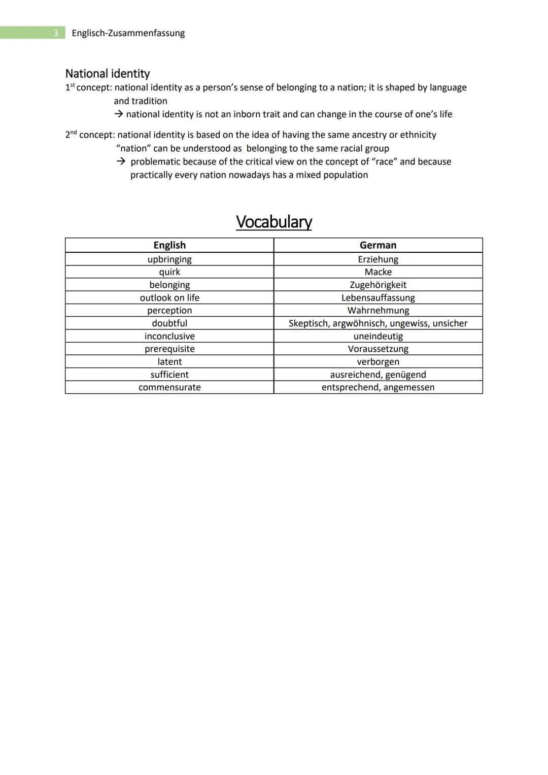 1
Englisch-Zusammenfassung
Information about the United Kingdom
United Kingdom
England, Scotland, Wales and Ireland were originally independ