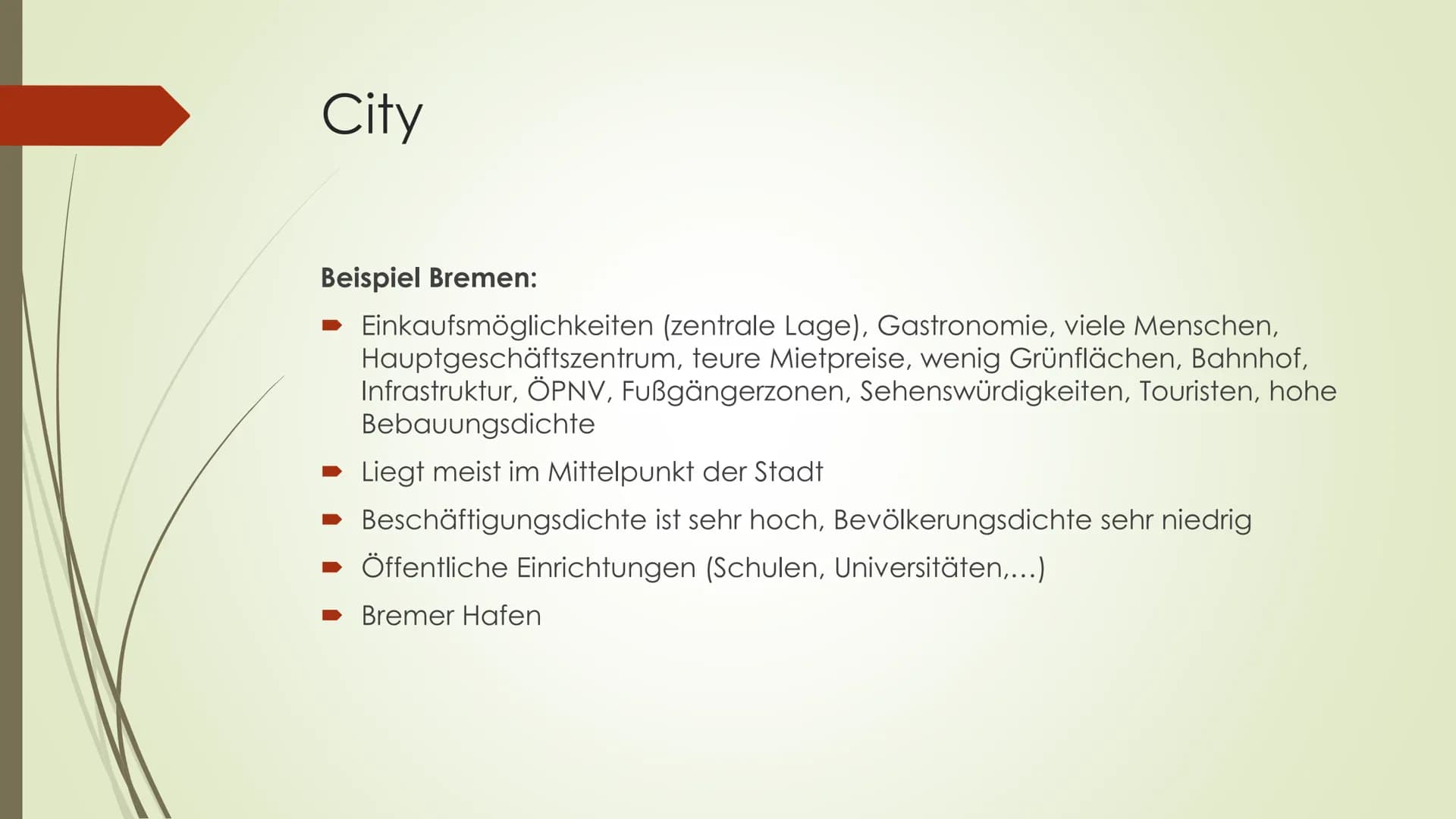 Stadt-
entwicklung
Europa, Nordamerika Inhaltsverzeichnis
► Historisch-genetische Stadtentwicklung (Köln)
Funktionale Gliederung
Sozialräuml