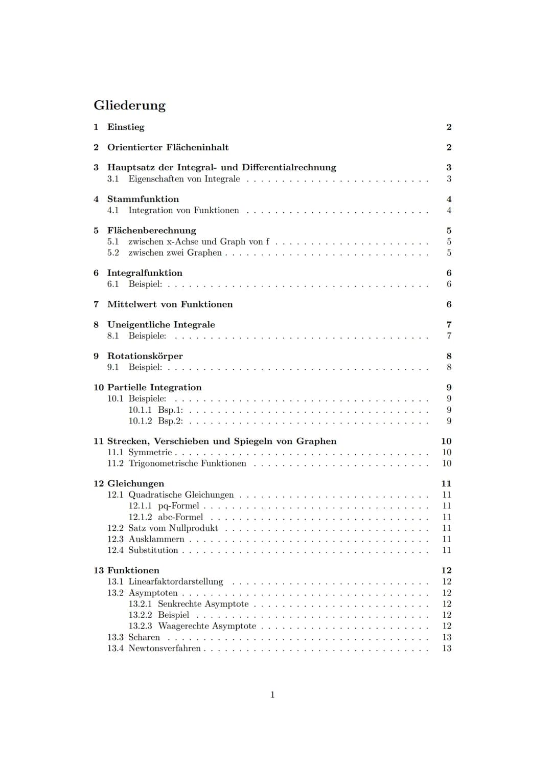 Analyis 2
Maxima, Hugo, Claudio, Amir
Feb.2023 Gliederung
1 Einstieg
2 Orientierter Flächeninhalt
3 Hauptsatz der Integral- und Differential