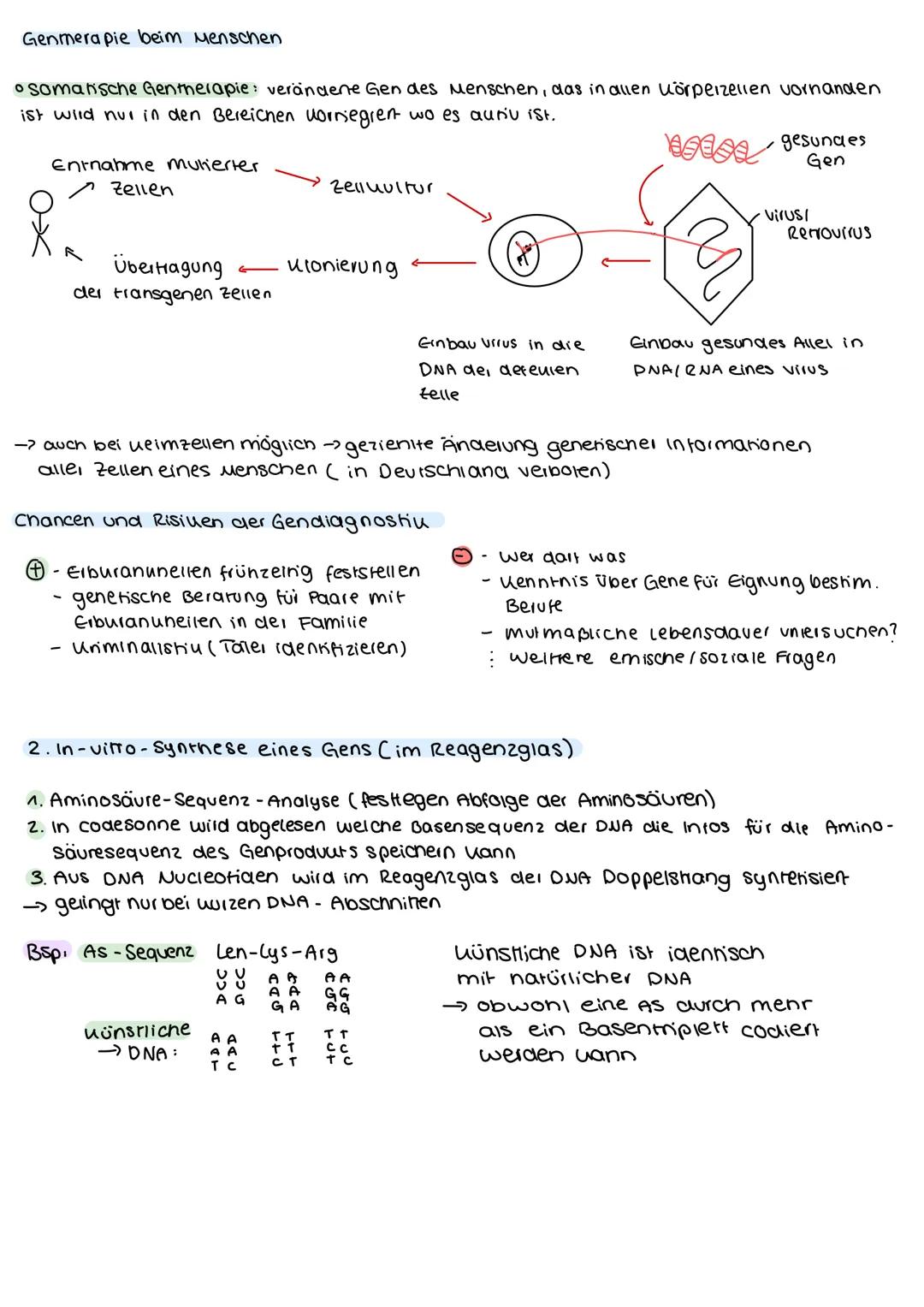 # GENTEC H NIK

Definition Gentechniu:

Methoden der gezieniien Ausschaltung bestimmter Gene oder der übertragung fremder
Gene in den Genbes
