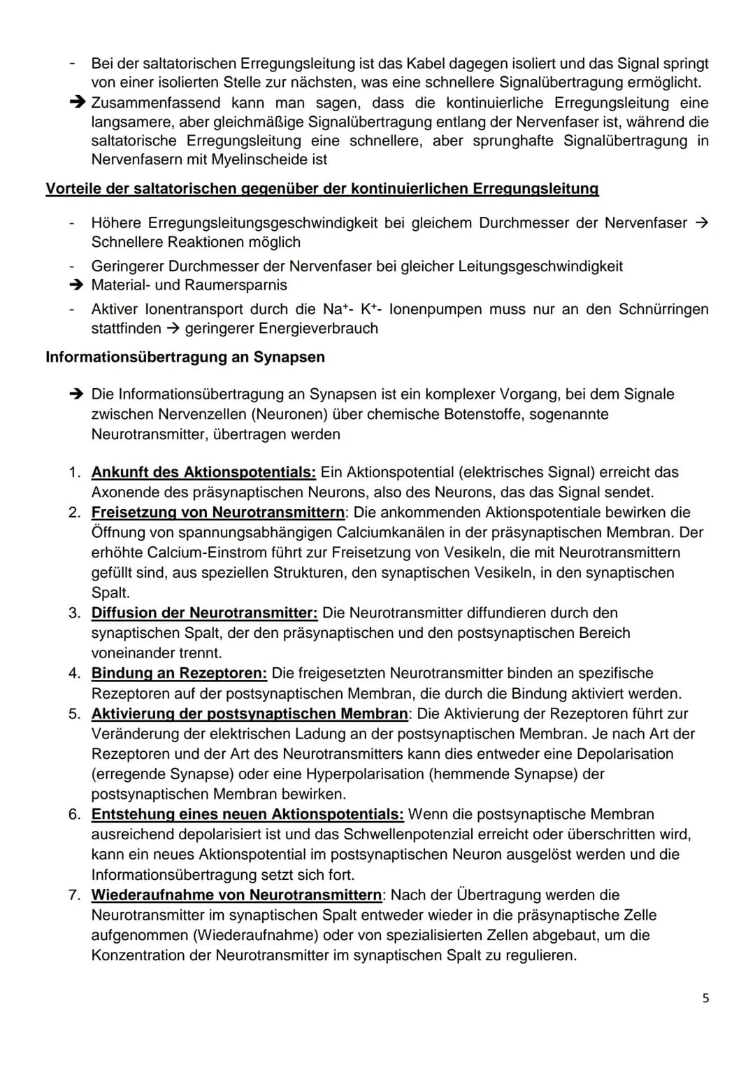 Gliederung
8.1: Nervenzellen und Nervensysteme
8.2: Das Ruhepotenzial
8.3: Das Aktionspotenzial an Nervenzellen
8.4: Kontinuierliche und sal