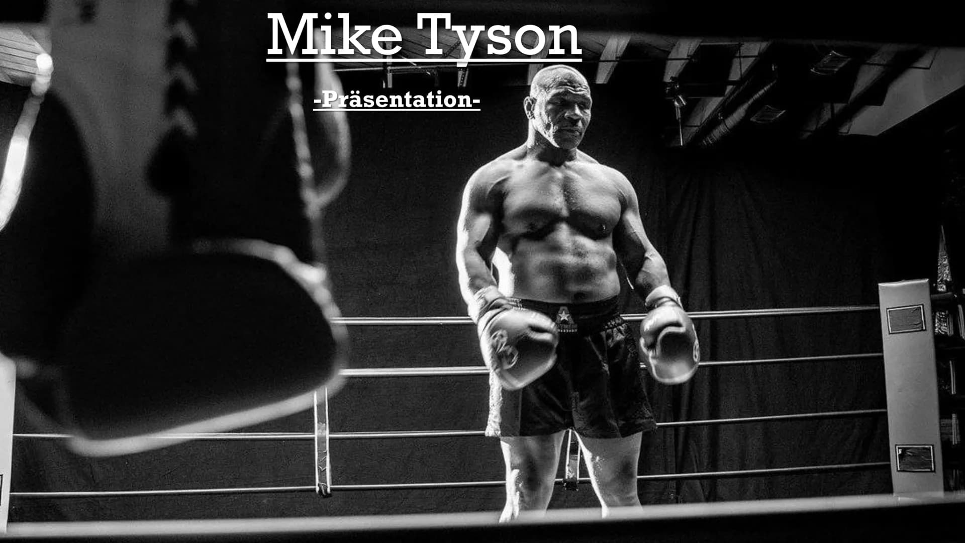 Mike Tyson
-Präsentation- INHALTSVERZEICHNIS:
Steckbrief
▪ Wer ist Mike Tyson?
▪ Familie
▪ Mike Tyson als Kind
Bildung
■
■
▪ Amateurkarriere