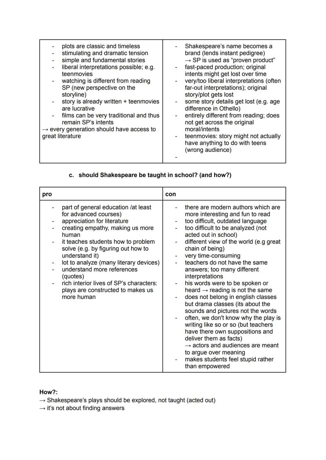 Abitur: Shakespeare:
1. Historical context:
a. historical background:
Queen Elizabeth ruled England (1533-1603)
Elizabethan age ("golden age