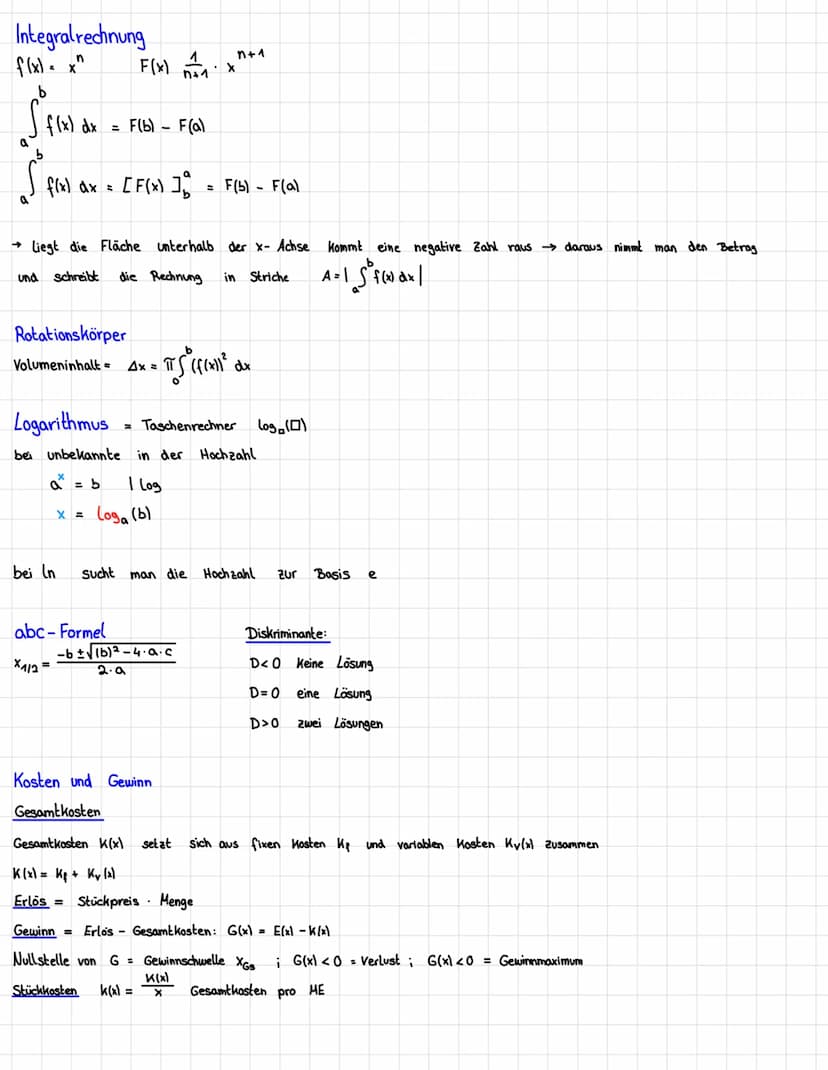 -Analysis
Ableitungen: f'(x) ist die Steigung von f(x)
Potenzregel: f(x) = ax² + bx +
f'(x) = 2ax
Exponent nach vorne
Faktorregel: f(x)= r. 