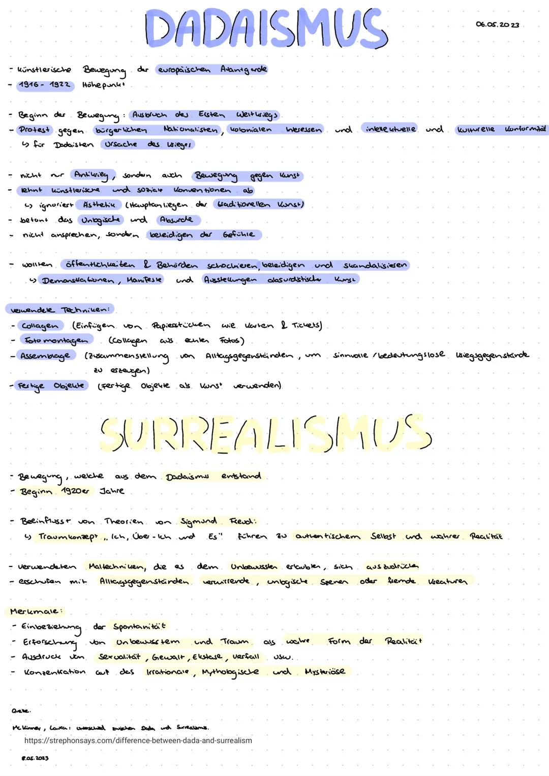 Dadaismus und Surrealismus (Kunst)