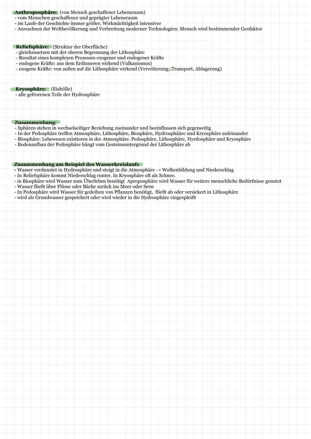 1. sphären
verdunstung
Anthroposphäre
Lithosphäre
verdw
Hydrosphäre
Atmosphäre
Reliefsphäre
Erdkunde
- bis zu einem gewissen grad elastisch 