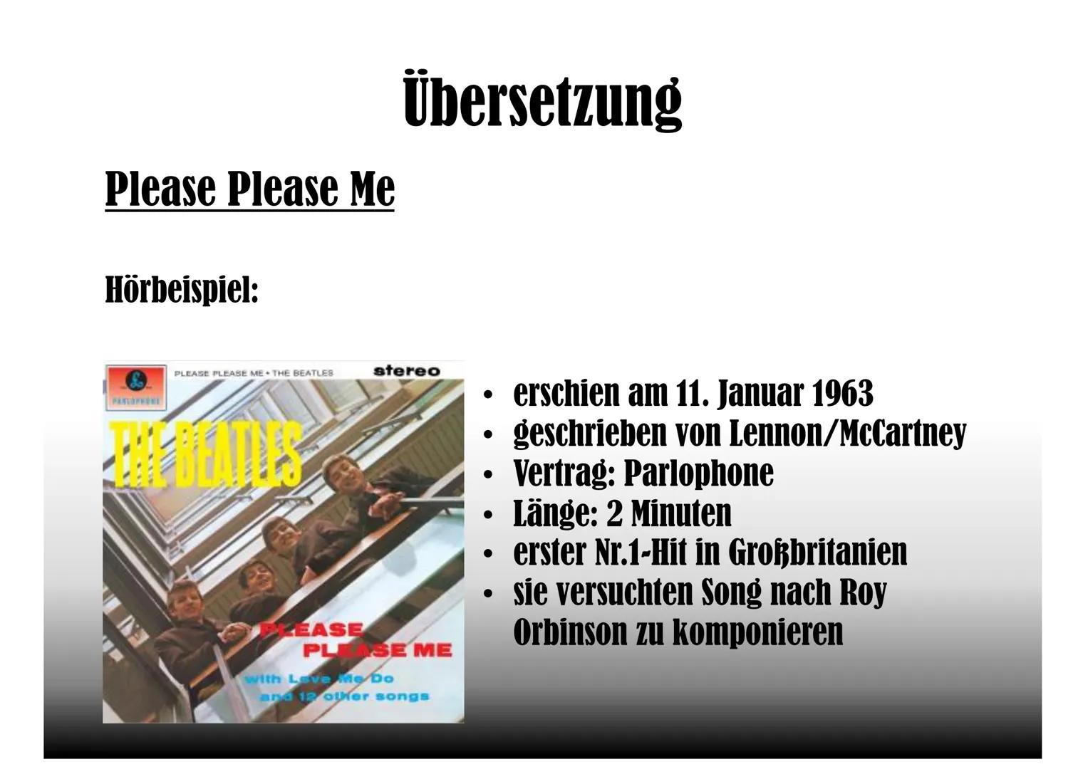 
<p>Die Bandmitglieder der Beatles waren John Lennon, Paul McCartney, George Harrison und Ringo Starr. Jedes Mitglied spielte ein Instrument