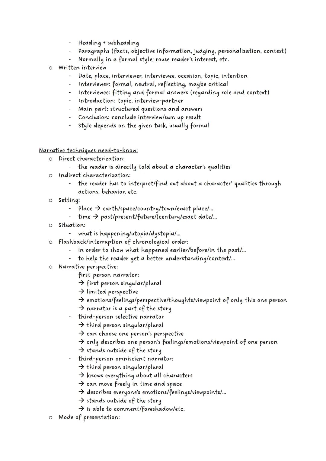 English exam
General overview
Materials:
O exam paper (A4, lines, without edge)
。 pen + spare pen
o tippex
o highlighters
O colored fine lin