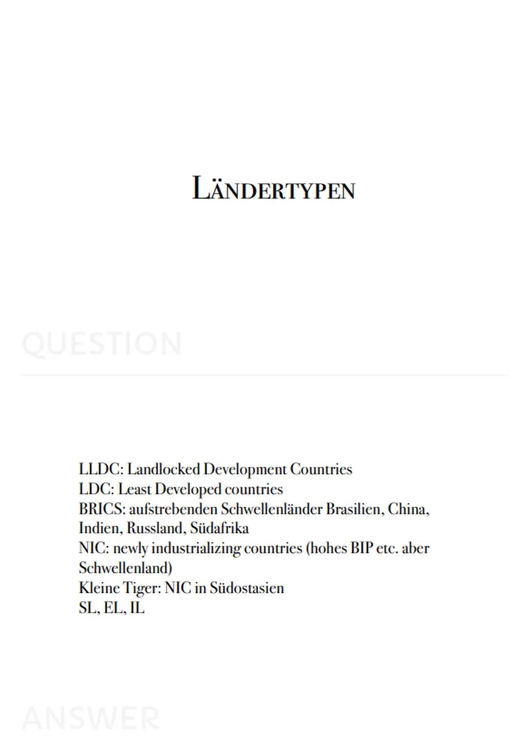 Geo
Karteikarten
- PUSH FAKTOREN
QUESTION
Krieg, politische Instabilität, Naturkatastrophen, Armut, Infrastruktur,
Bildungseinrichtungen, me