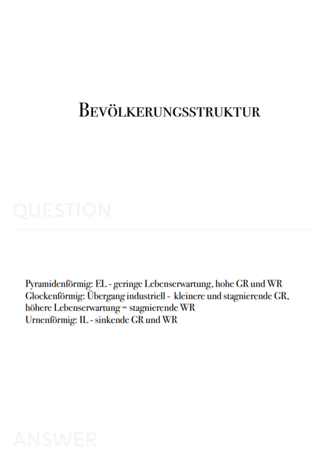 Geo
Karteikarten
- PUSH FAKTOREN
QUESTION
Krieg, politische Instabilität, Naturkatastrophen, Armut, Infrastruktur,
Bildungseinrichtungen, me