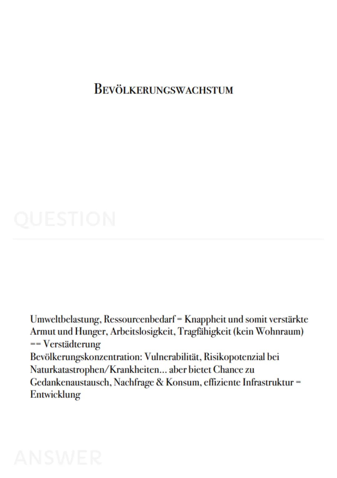 Geo
Karteikarten
- PUSH FAKTOREN
QUESTION
Krieg, politische Instabilität, Naturkatastrophen, Armut, Infrastruktur,
Bildungseinrichtungen, me