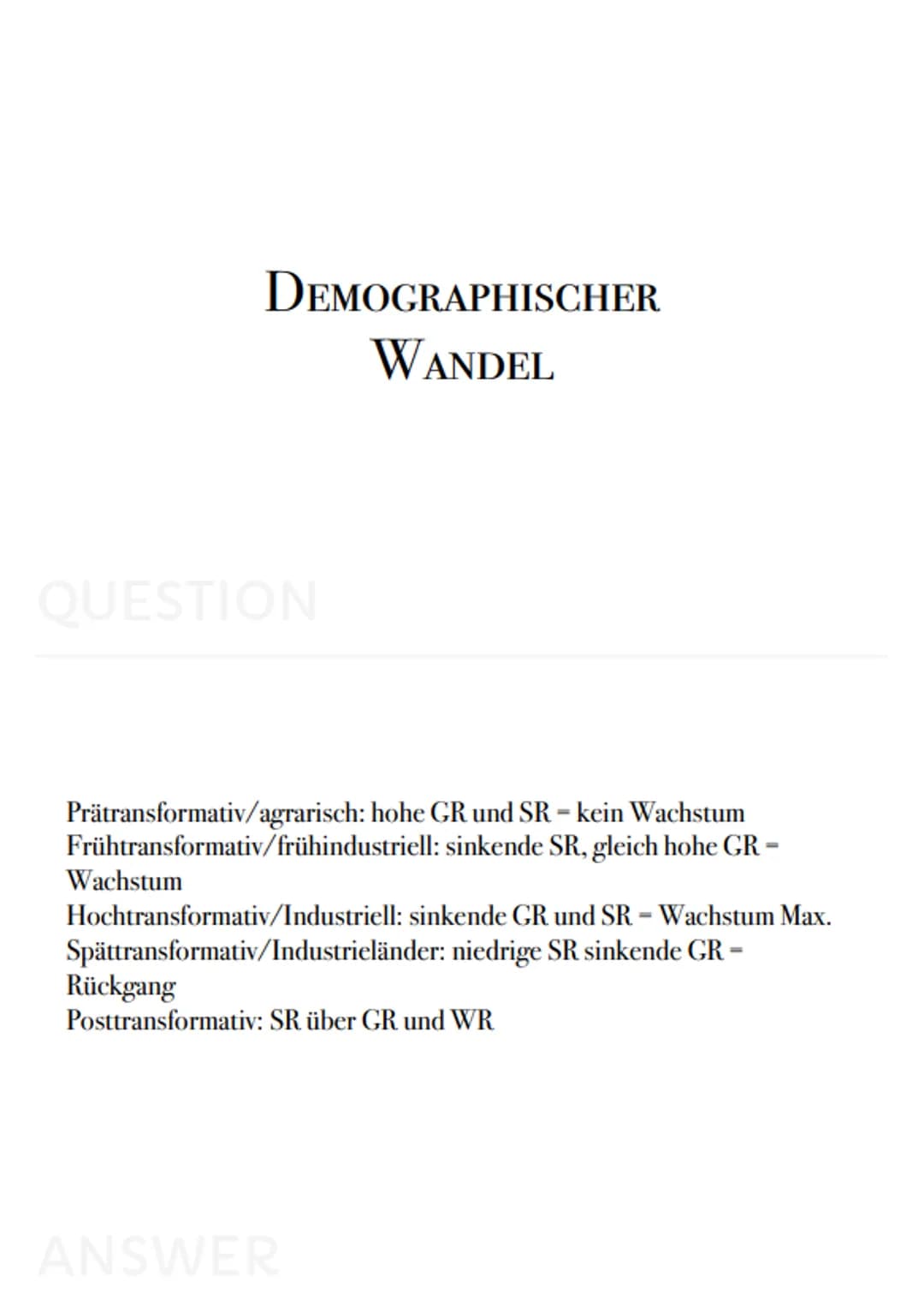 Geo
Karteikarten
- PUSH FAKTOREN
QUESTION
Krieg, politische Instabilität, Naturkatastrophen, Armut, Infrastruktur,
Bildungseinrichtungen, me