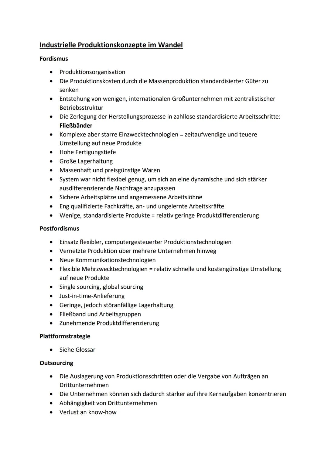 Bedeutungswandel von Standortfaktoren
Glossar:
Altindustrieller Standort
diversifiziert
Diversifizierung
Agglomerationsvorteile
Primärer Sek