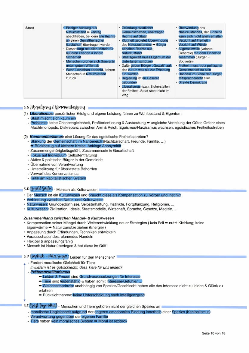 ▪ Philosophic Abitur - Thomanubersicht
1. Kurshalbjahr - Erkenntnisphilosophie
• Substanzdualismus: Geist & Körper bilden zwei Substanzen; w