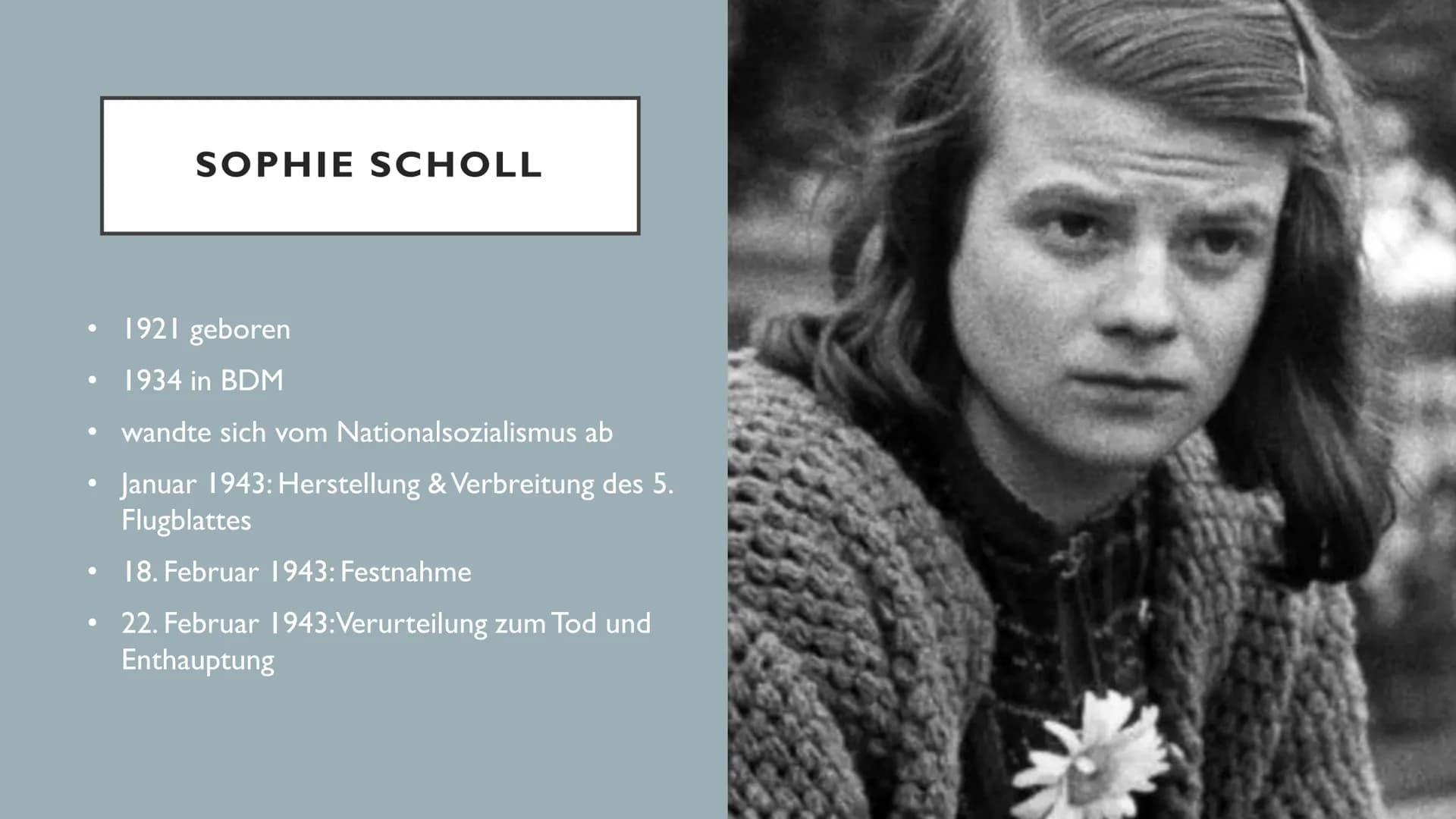 WIDERSTAND VON
JUGENDLICHEN GLIEDERUNG
Was ist Widerstand?
Widerstand von Jugendlichen
Bündische Traditionen
I.
2.
3.
4. Die weiße Rose
5.
6