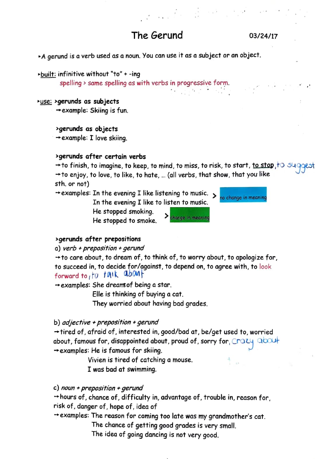 The Gerund
