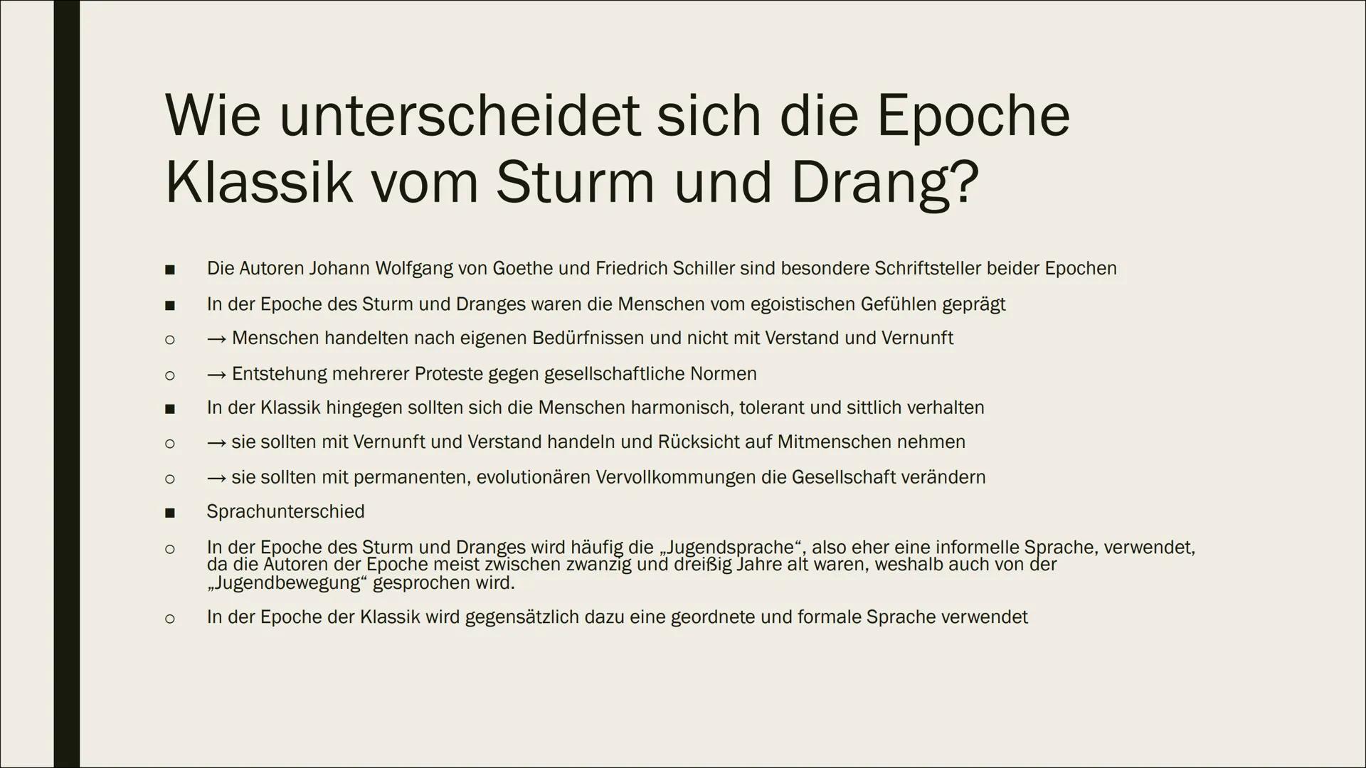 DIE EPOCHE DER KLASSIK
1786-1832
D LK Tes, Leena Mahnin Themen:
Der Begriff,,klassisch"
Historischer Kontext
Welt- und Menschenbild
Themen &