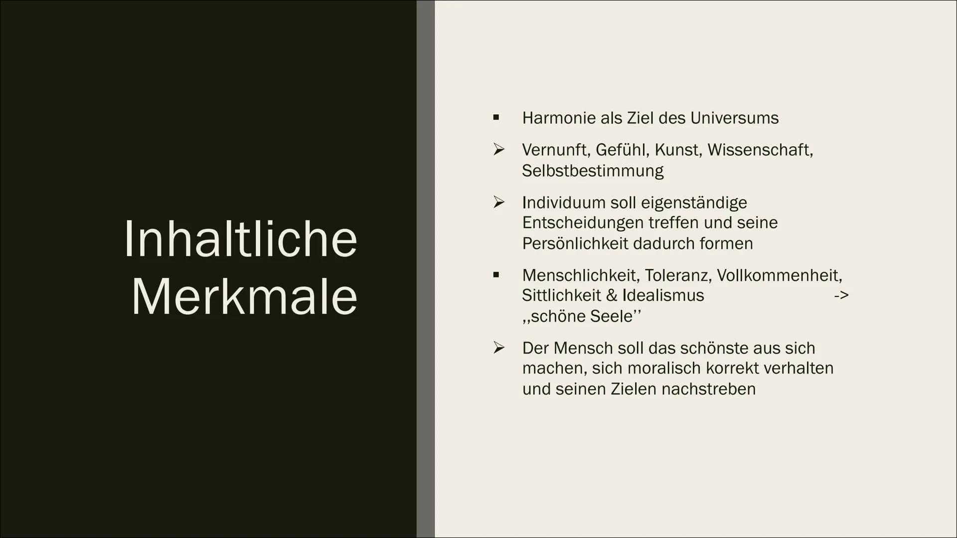 DIE EPOCHE DER KLASSIK
1786-1832
D LK Tes, Leena Mahnin Themen:
Der Begriff,,klassisch"
Historischer Kontext
Welt- und Menschenbild
Themen &