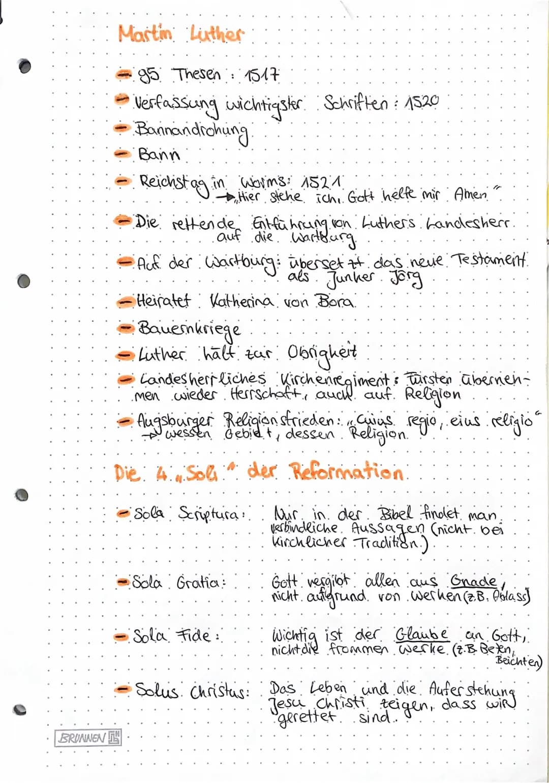 Matin Luther und die Reformation