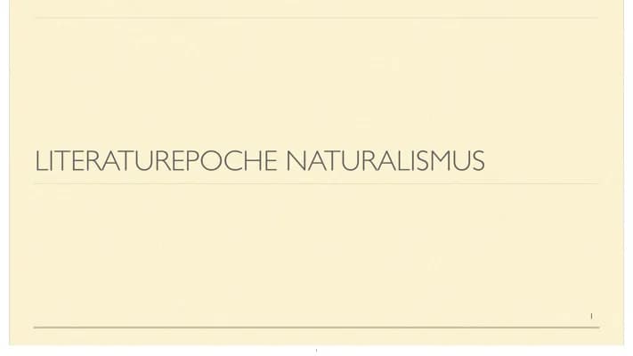 Know Naturalismus  thumbnail