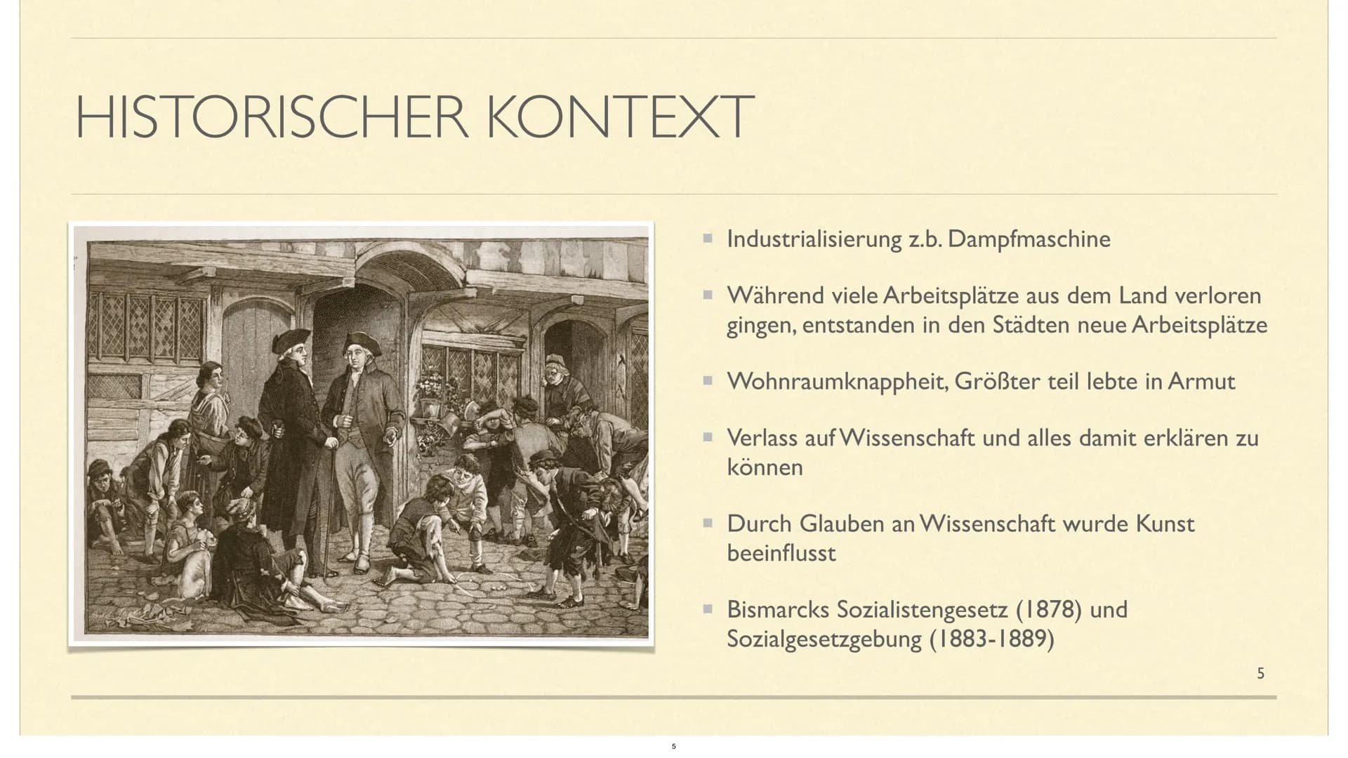 LITERATUREPOCHE NATURALISMUS GLIEDERUNG
■ I.Definition
2. Allgemeines
■ 3.Historischer Kontext
■ 4.Merkmale
▪ 5.Literatur des Naturalismus u