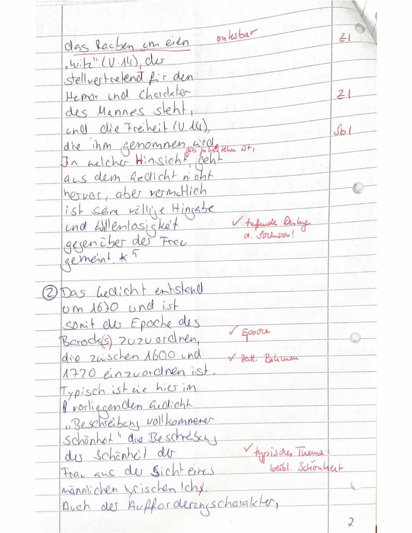 2
Klausur Nr. 3
Thema der UR: Vielfalt lyrischen Sprechens - Liebesauffassungen und
Liebeserfahrungen vom Mittelalter bis zur Gegenwart
Aufg