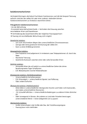 Know Isolationsmechanismen präzygotisch und postzygotisch thumbnail