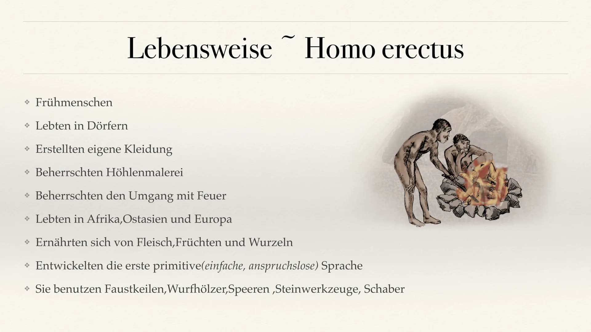 Der Stammbaum des Menschen Evolution der Menschheit ●
●
Stammbaum der Menschen
Homo Habilis
A. Biografie
B. Lebensweise
Homo erectus
C. Biog