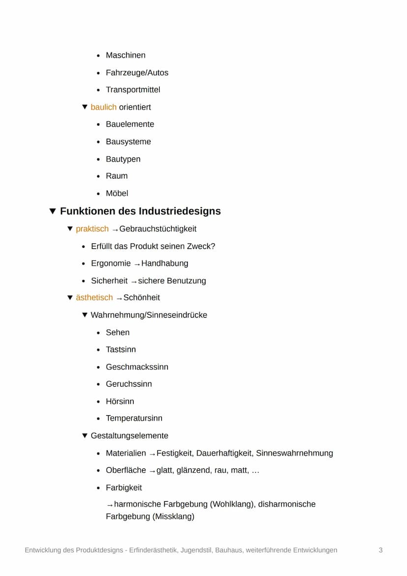 Aic
Entwicklung des
Produktdesigns -
Erfinderästhetik, Jugendstil,
Bauhaus, weiterführende
Entwicklungen
Q11/2
Das Design
▾ Definition des D