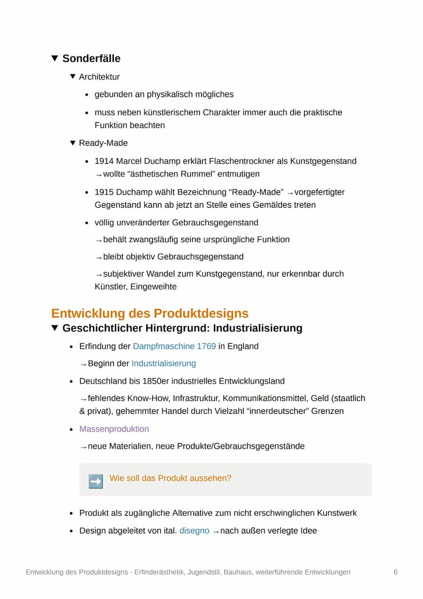 Aic
Entwicklung des
Produktdesigns -
Erfinderästhetik, Jugendstil,
Bauhaus, weiterführende
Entwicklungen
Q11/2
Das Design
▾ Definition des D