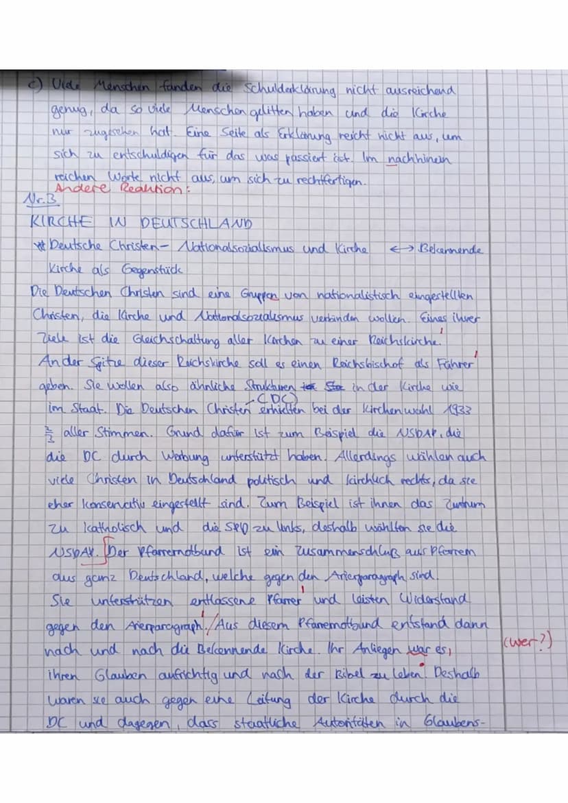 -Kirche und Nationalsozialismus" - 18.05.201
Note: 2+
inkte: 24/29
Mündi. Note: -2
Lies die Aufgabenstellungen genau durch!
Achte auf eine s