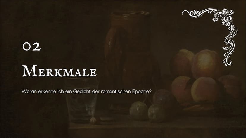 S
B
D GI
NATURLYRIK
DIE EPOCHE DER
LYRISCHEN ROMANTIK
47
Von: Janna, Emma INHALTSVERZEICHNIS
ΟΙ
ALLGEMEINES
Zeit, Autoren, Herkunft,
Geschic