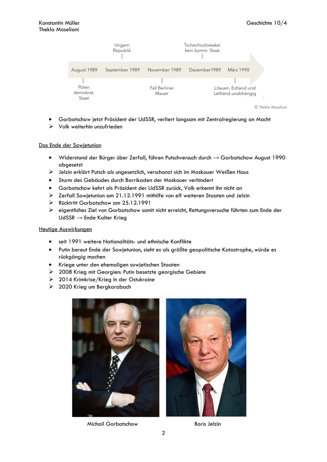 J
GLASNOST UND PERESTROIKA
Ein Vortrag von Thekla M. und Konstantin M.
2021 Konstantin Müller
Thekla Moseliani
Vorgeschichte
●
●
●
Michail G