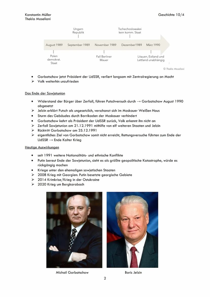 J
GLASNOST UND PERESTROIKA
Ein Vortrag von Thekla M. und Konstantin M.
2021 Konstantin Müller
Thekla Moseliani
Vorgeschichte
●
●
●
Michail G