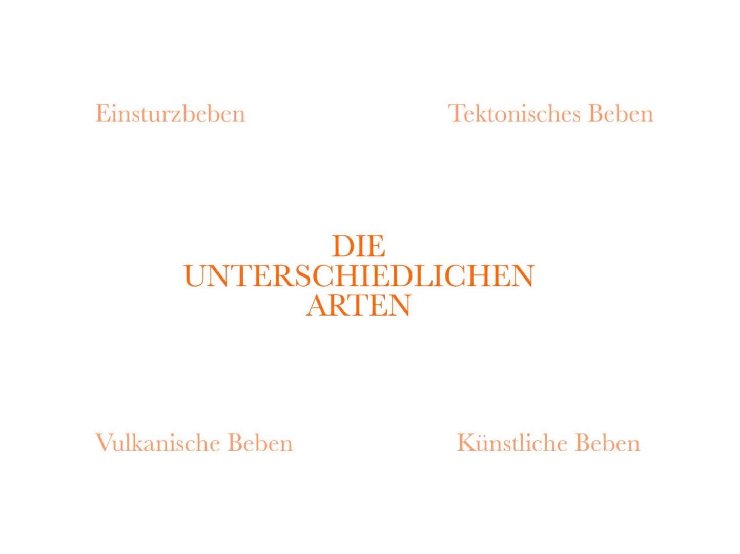 JOHANNA, ANNA, CARLA

# ERDBEBEN

Vom Naturereignis zur Katastrophe # ENTSTEHUNG

•Plattenbewegung

•mehrere große Krustenplatten

•pro Jahr