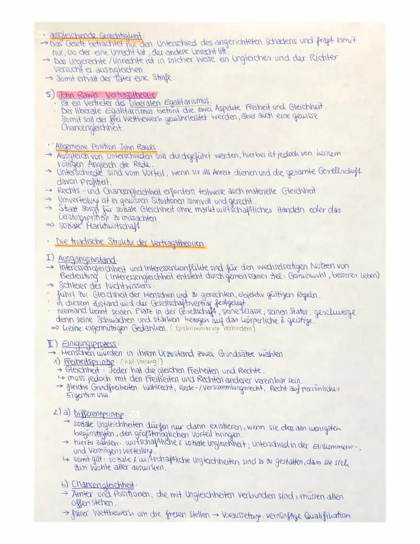 Q3.1 Theorien der Gerechtigkeit
1) Die Unterscheidung zwischen positivem Recht & Naturrecht:
führt
< au
Rechtspositivismus
behauptet, dass e