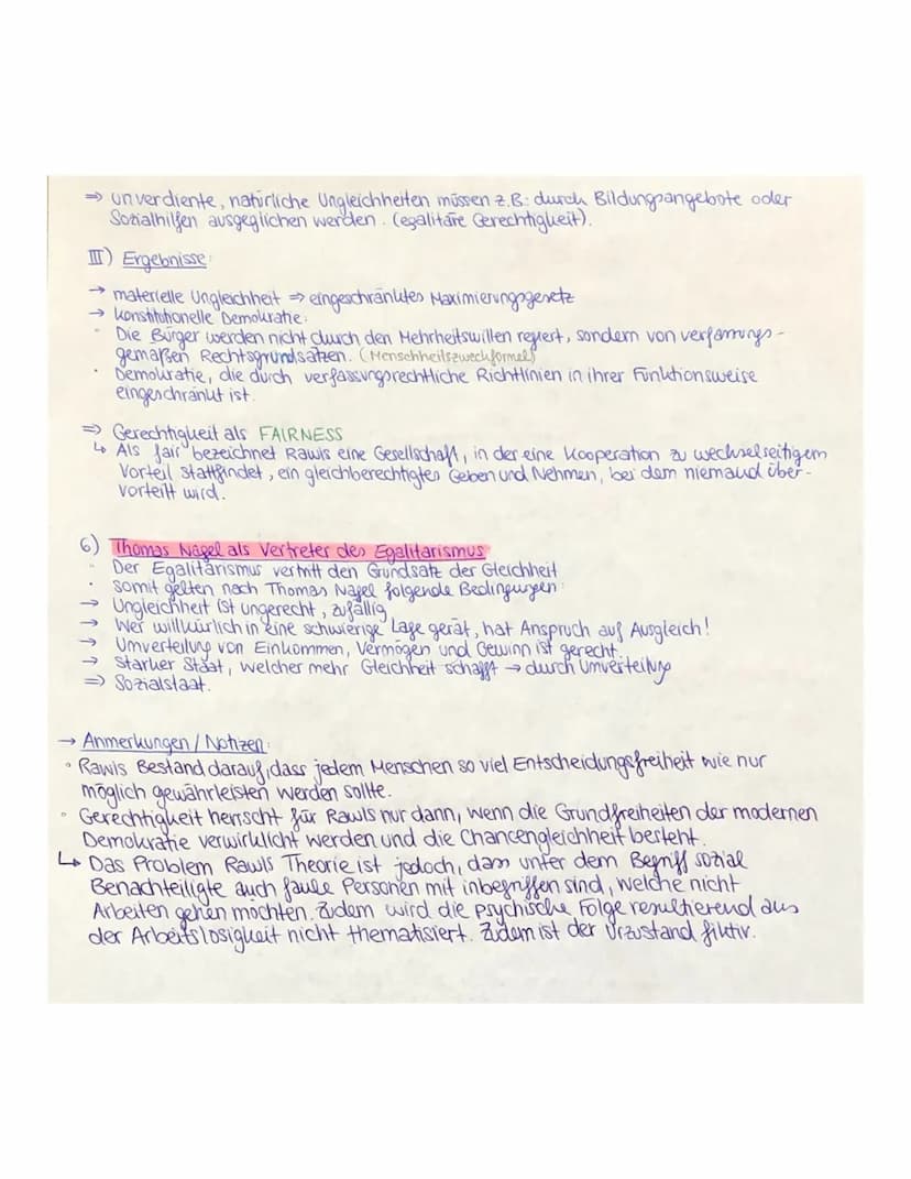 Q3.1 Theorien der Gerechtigkeit
1) Die Unterscheidung zwischen positivem Recht & Naturrecht:
führt
< au
Rechtspositivismus
behauptet, dass e